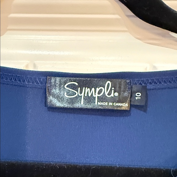 Sympli Deep Blue Layered Tunic - Picture 2 of 4